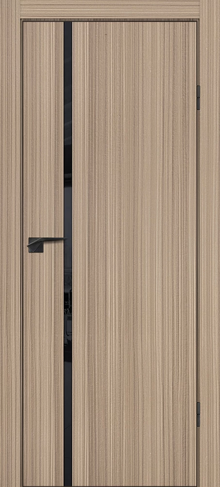 Фото Межкомнатная дверь P-22  кромка ABS черная c 4-х ст. Эвкалипт тасманский