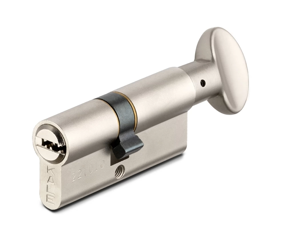 Фото Цилиндровый механизм с вертушкой 164 SM/70 (30+10+30) mm никель 5 кл.