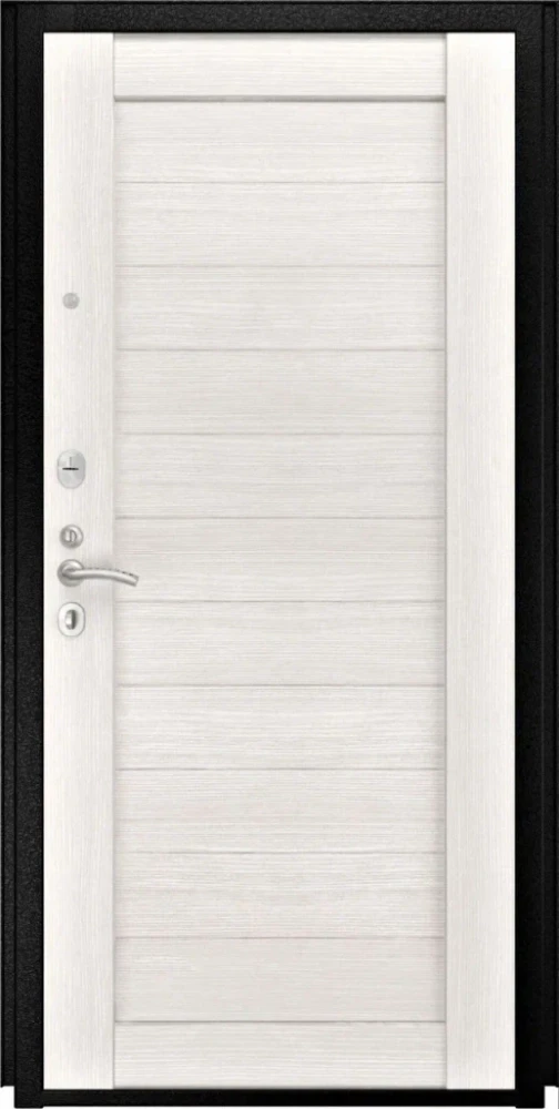 Входная дверь ДвериПРО Берген СБ-3 листв. бел. (21 беленый дуб) DPRO200605 внутренняя сторона