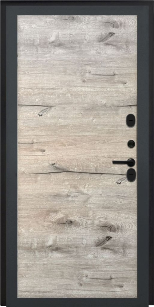 Входная дверь ДвериПРО Авеста Без фрезеровки Дуб пацифик горизонт DPRO195678 внутренняя сторона