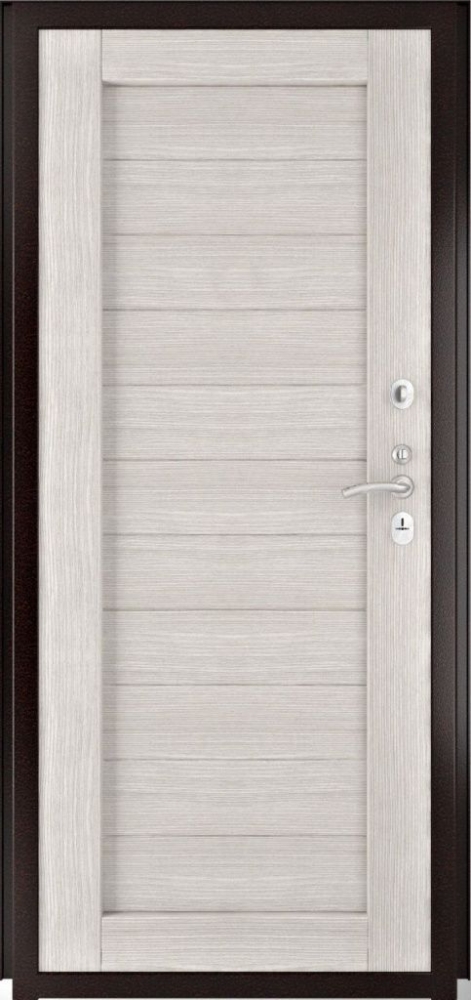 Входная дверь ДвериПРО Модель L-49 Экошпон СБ-3 (16мм, капучино) DPRO195944 внутренняя сторона